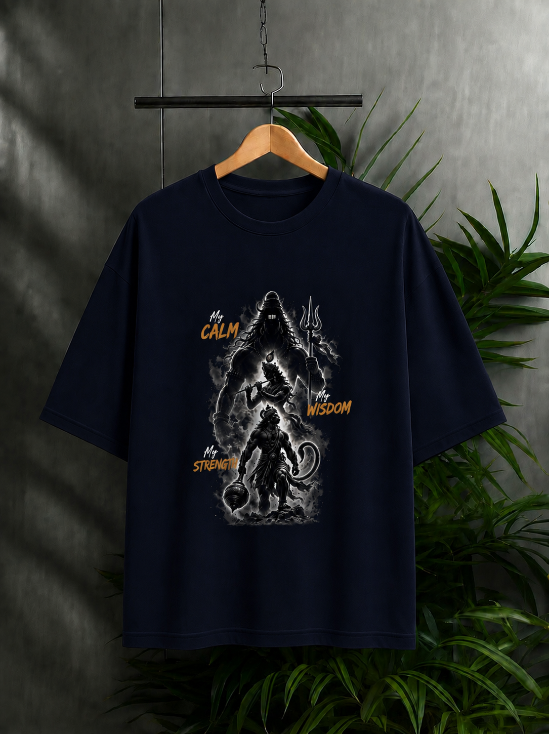 My Calm, My Wisdom, My Strength – Divine Trinity | Unisex Classic Fit Graphic Tee - 100% Bio Washed Premium Cotton T-Shirt