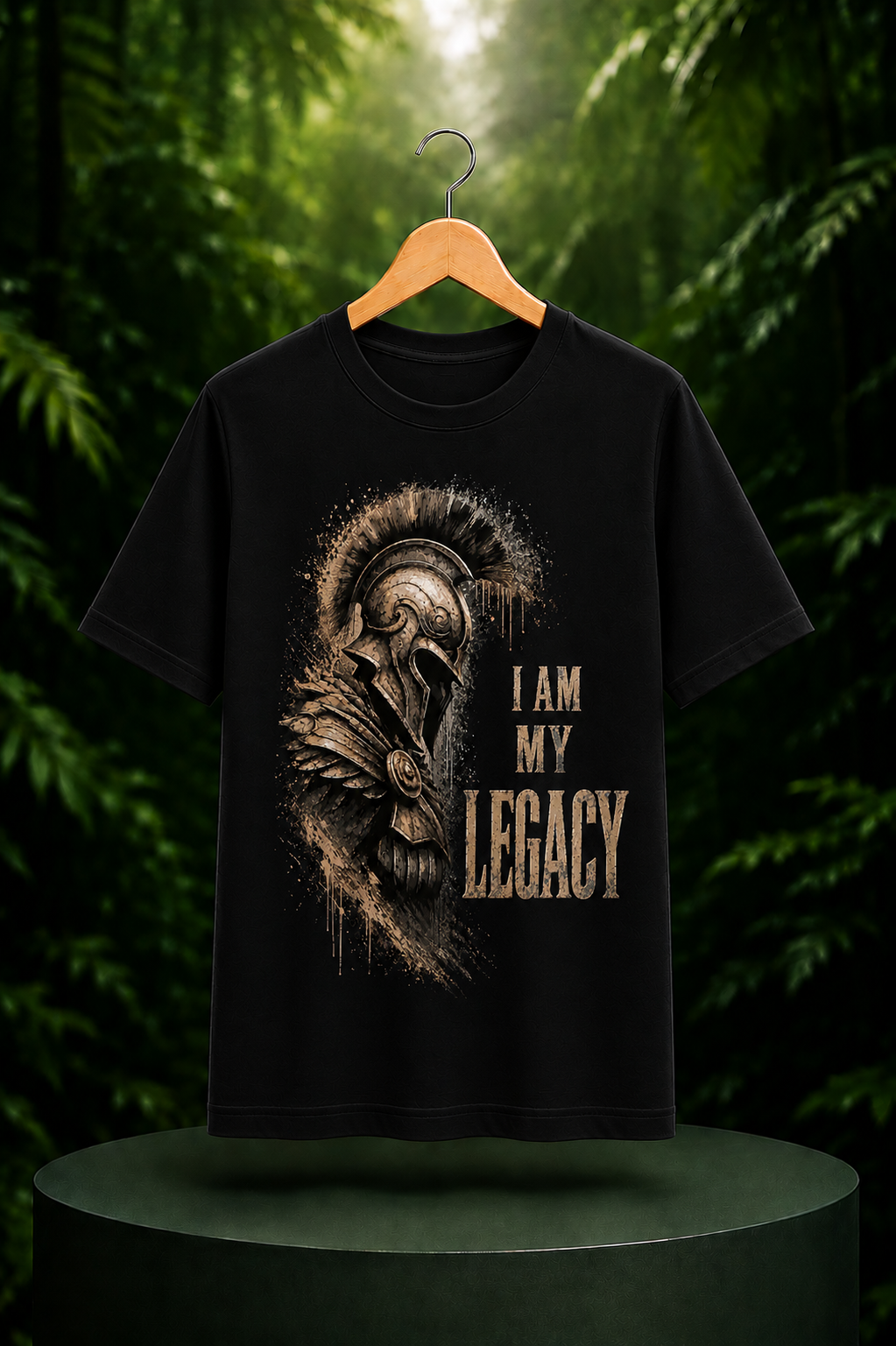 I Am My Legacy – Spartan Warrior - Unisex Classic Fit Graphic Tee - 100% Bio Washed Premium Cotton T-Shirt