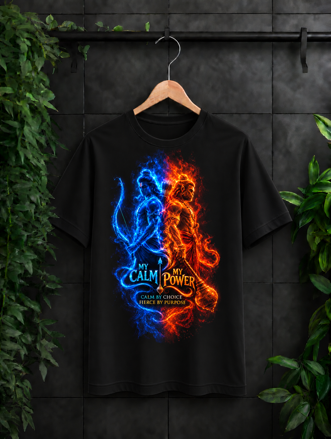 My Calm My Power – Divine Balance & Inner Strength - Unisex Classic Fit - 100% Bio-washed Premium Cotton T-Shirt