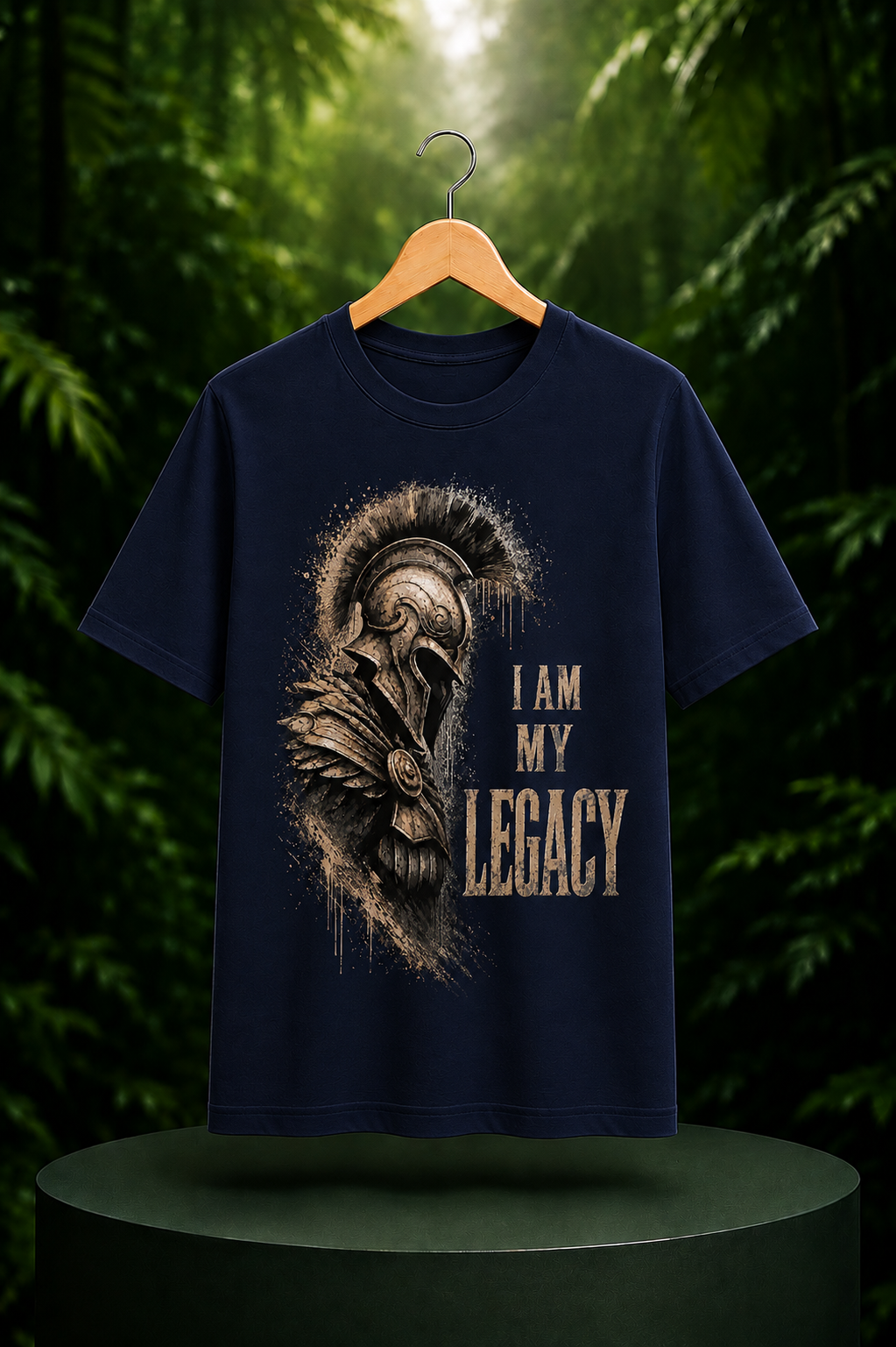 I Am My Legacy – Spartan Warrior - Unisex Classic Fit Graphic Tee - 100% Bio Washed Premium Cotton T-Shirt