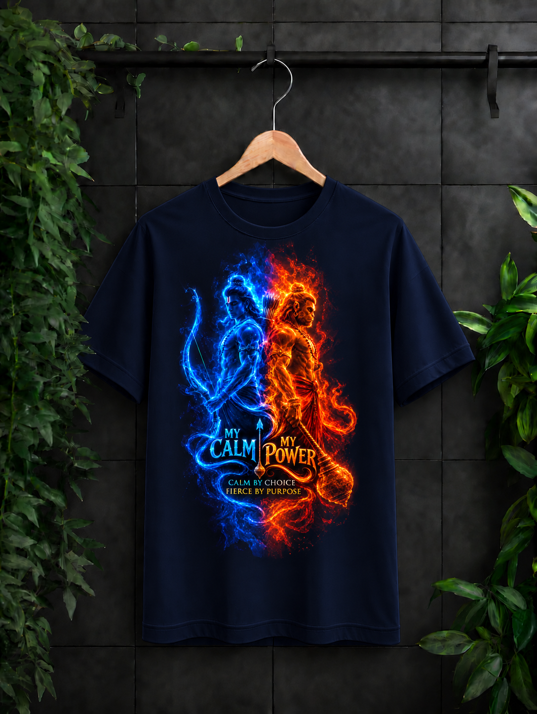 My Calm My Power – Divine Balance & Inner Strength - Unisex Classic Fit - 100% Bio-washed Premium Cotton T-Shirt