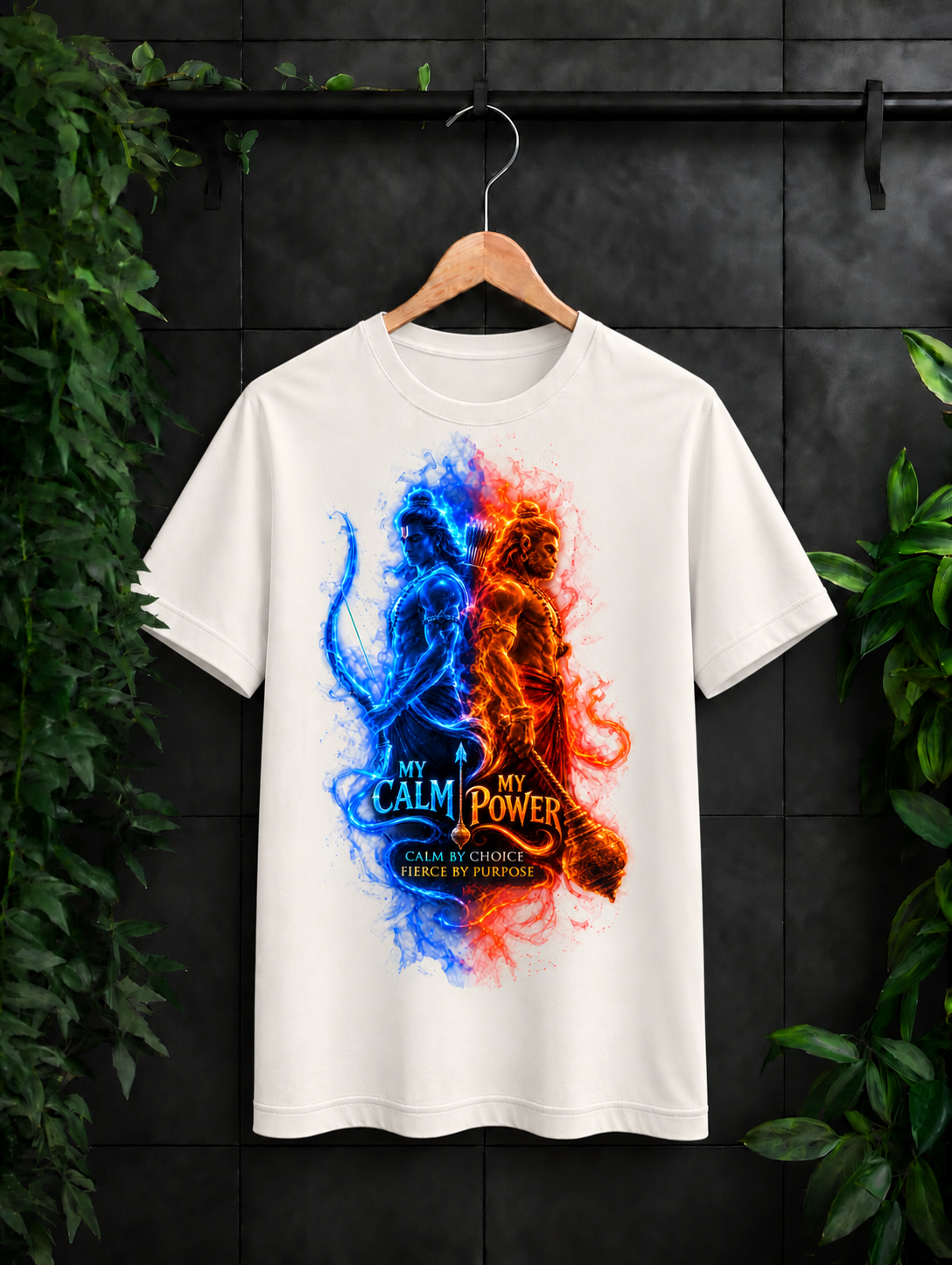 My Calm My Power – Divine Balance & Inner Strength - Unisex Classic Fit - 100% Bio-washed Premium Cotton T-Shirt