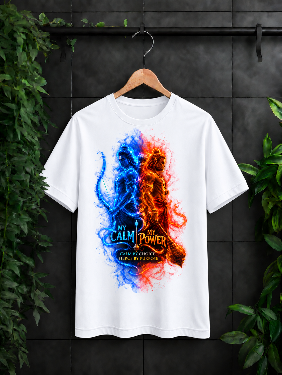 My Calm My Power – Divine Balance & Inner Strength - Unisex Classic Fit - 100% Bio-washed Premium Cotton T-Shirt