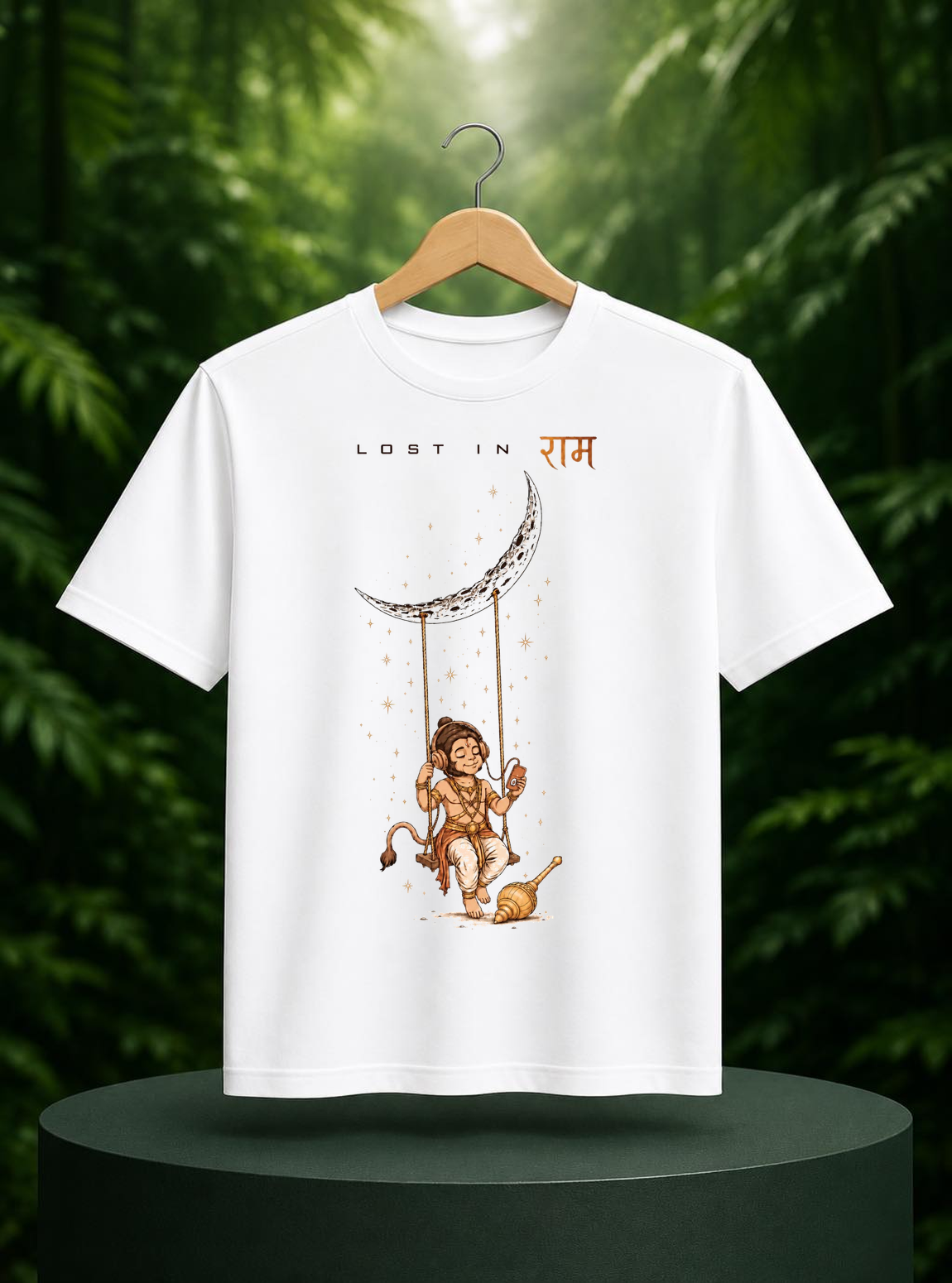 Lost in Ram Spiritual - Unisex Classic Fit Graphic Tee 100% Bio-Washed Premium Cotton