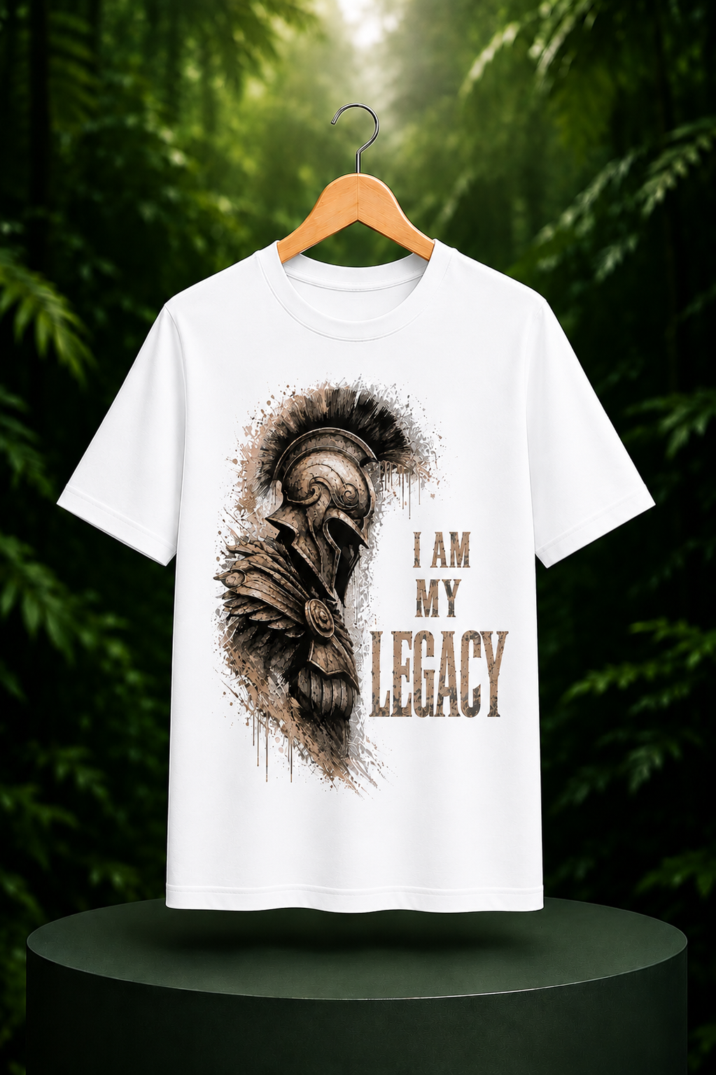 I Am My Legacy – Spartan Warrior - Unisex Classic Fit Graphic Tee - 100% Bio Washed Premium Cotton T-Shirt