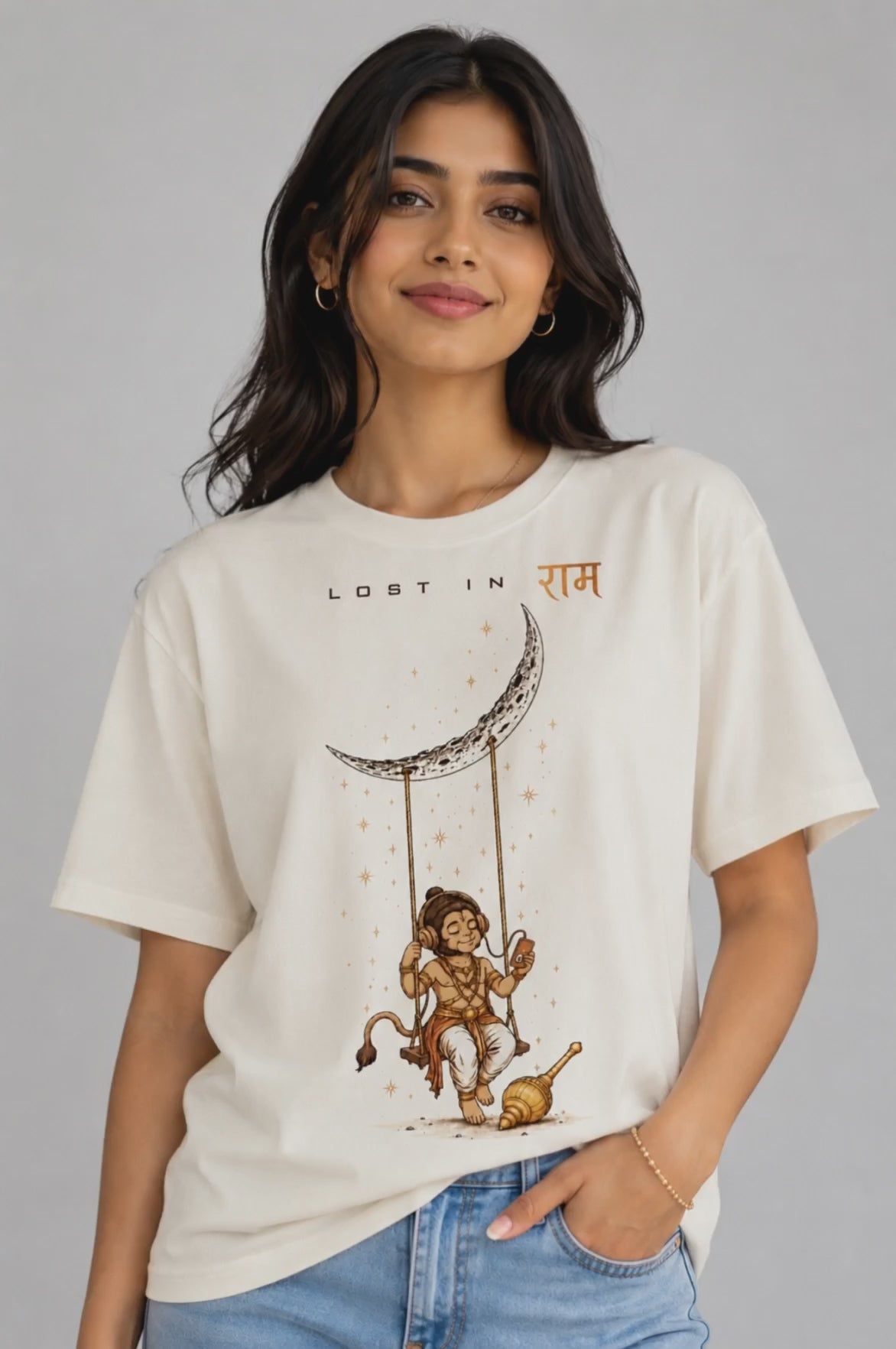 Lost in Ram Spiritual - Unisex Classic Fit Graphic Tee 100% Bio-Washed Premium Cotton